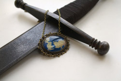 bijouxmalou:  Large Westeros Essos Map Necklace