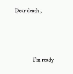 depressionchangeseverything:  I’m ready