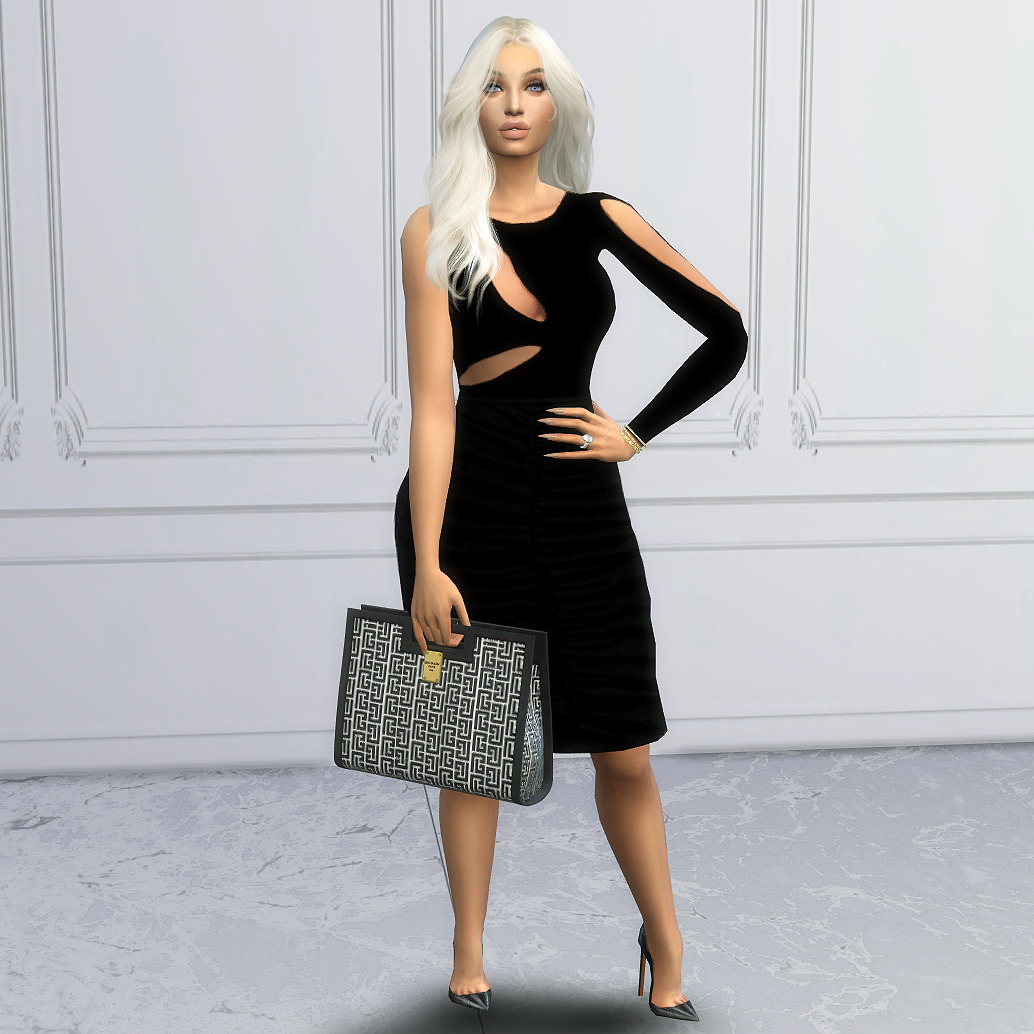 PlatinumLuxeSims — BALMAIN BAG COLLECTION - Collab with Saks Sims 🖤...