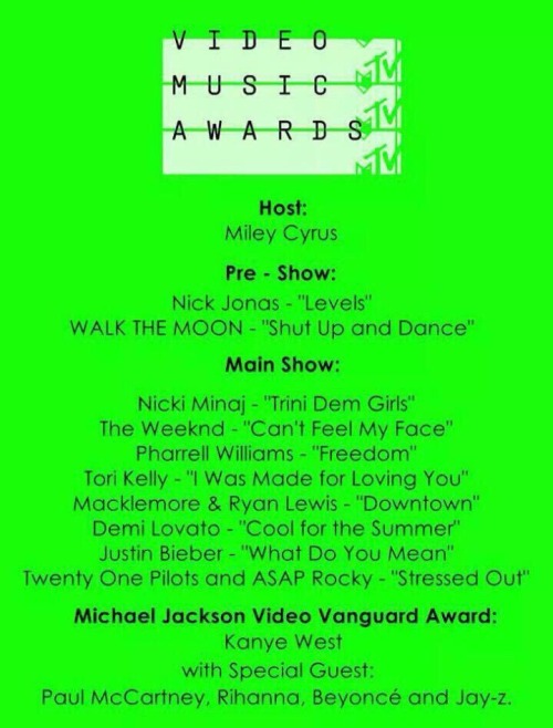 topupdatez:  Twenty One Pilots will be performing Stressed Out with ASAP Rocky at the VMA’s