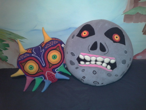 tavington:Majora’s Mask - The Moon pillow Today I made something gigantic and squishy, and eve