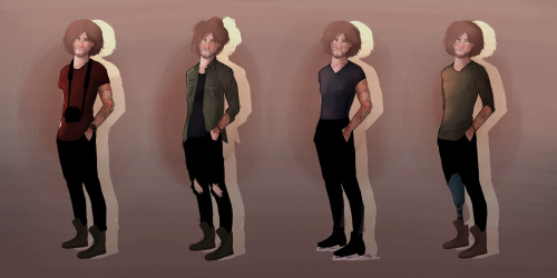 lilakennedy:STYLE SHEET - ELIJAHdecided to draw a little piece to vaguely show Elijah’s style and so