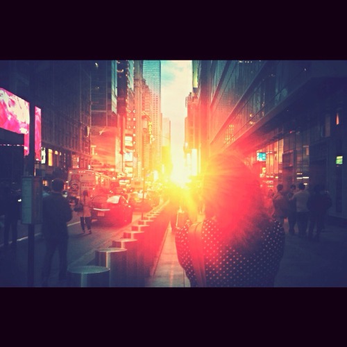 Manhattanhenge; times square {hell}