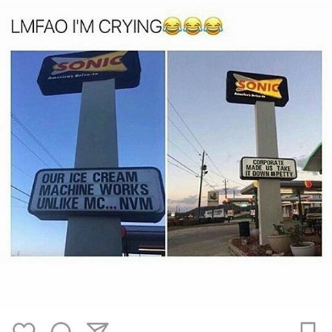 GOODNIGHT #SONIC #FUNNYMEME #FUNNYMEMES #FUNNYpictures #FUNNYpicture #MEME #MEMES #mcdonalds #PETTY 