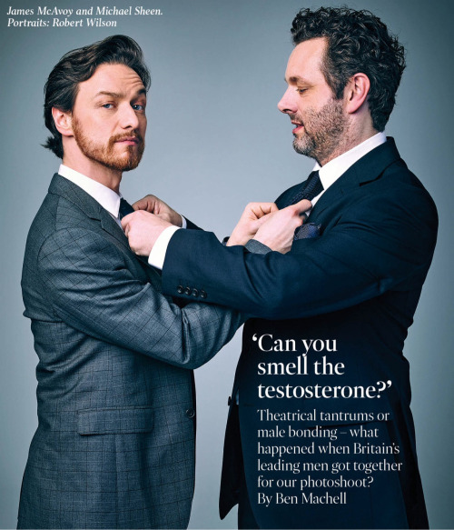 James McAvoy w/ Michael Sheen & others by Robert Wilson, March 2015 [HQ×7] pt.2
