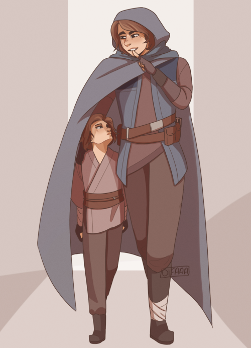 oifaaa:Happier AU where Anakin doesn’t go all evil and instead him and Leia become rebels because ca
