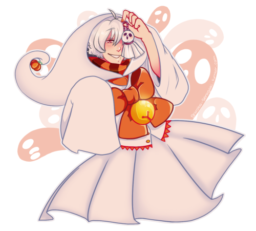 shiroba-seragaki:  One-a-day costume challenge for October!!  Day 1: Ghost 