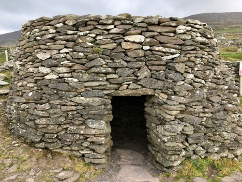 Ancient beehive huts on Dingle Peninsula, Ireland