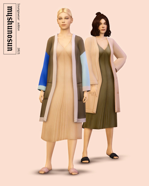 loungewear addon - slip dress & cardigani promised you an addon so here it comes! this is a full