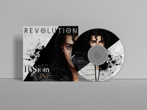  Michael Jackson’s REVOLUTION! Music album cover design. 