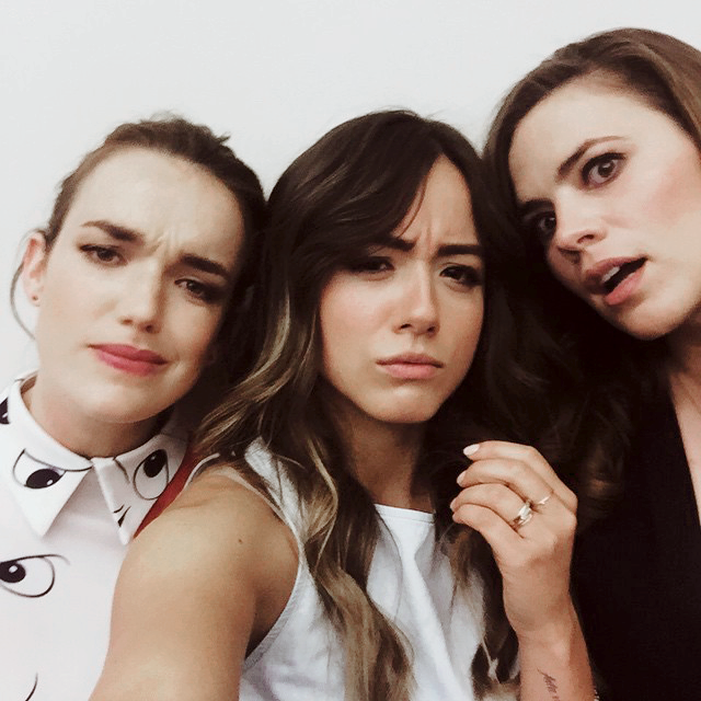 magnusizzy: @chloebennet4 In most beautiful English sandwich. #COMICCON2015