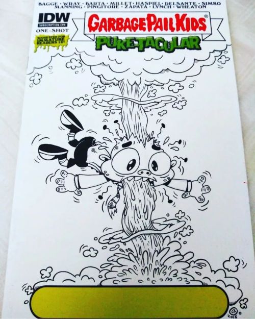 Here’s a GPK sketch cover I did a while back. I may scan it in and give it a new retro comic c