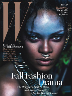 biitchinnel:  nya-kin: Rihanna for W Magazine