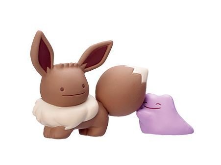 retrogamingblog:The Pokemon Center released a line of Ditto Eeveelution Gashapon Figures