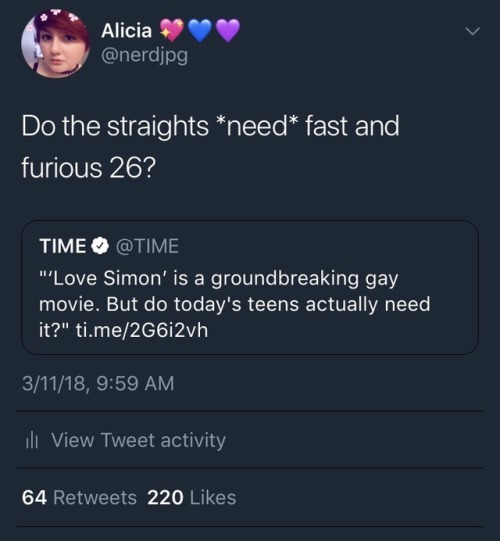 tropicalfucko:The fast and furious franchise is absolutely not for straight people