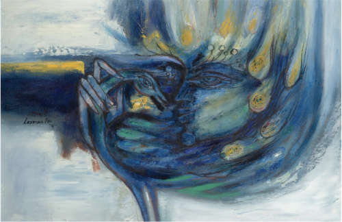 Laxman Pai, Peacock, c. 1974