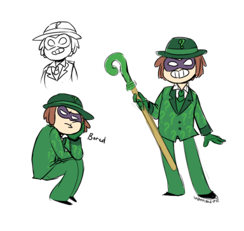 thought i’d try drawing lego riddler
