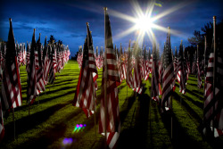 1,000 Flags Memorial in Idaho Falls, Idaho, on Memorial Day 2013 by Austin Catlin, BLM Idaho Engine Captain