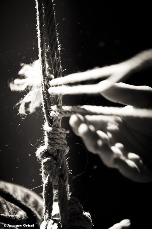 amaury-grisel-shibari:  Alex Bakushi & Nawa Kitsune during my photograph workshop at “la place des cordes”  Photo Amaury Grisel 