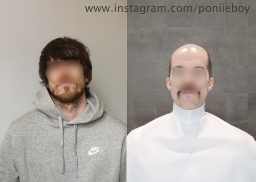 IG: www.instagram.com/poniieboy/Before/after total MPB and stache transformation. Dome polis