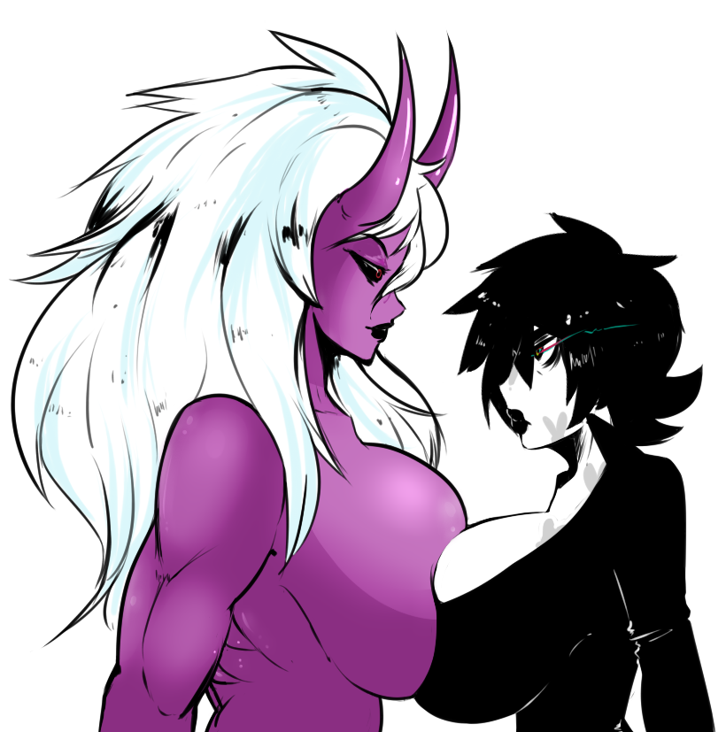 the-batlord:  mollythewhopped:  I wonder what happens when an unstoppable slut meets