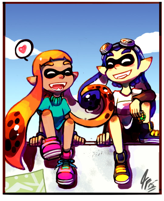 searching-for-bananaflies:  I like to think this is what inkling couples like to