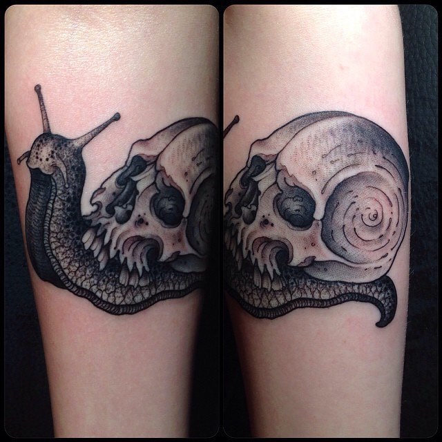 60 Snail Tattoo Designs For Men  Cool Slithering Ink Ideas