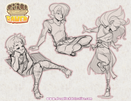 The Dreadlock Detective — Random pose practice from quickposes.com~ These...