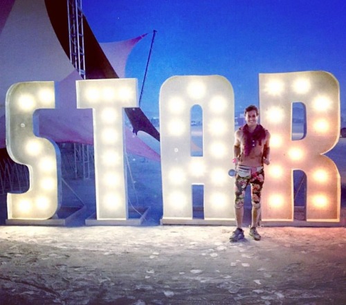 Nights on Black Rock ✨#BurningMan2018 #BurningMan #BlackRockCity #Stardust (at Burning Man) https: