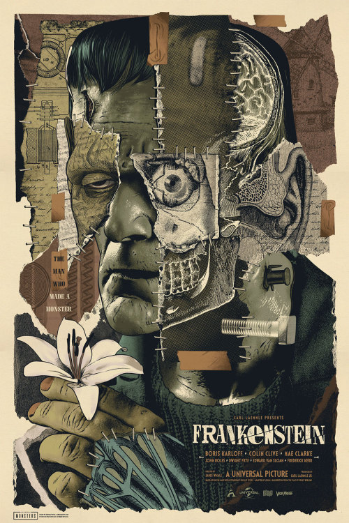 thepostermovement:Frankenstein by Anthony Petrie