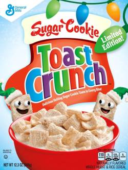 generalmillshistory:  Sugar Cookie Toast Crunch Yes, this is a thing. Yes, it is only available for a limited time during the 2014 holiday season. And yes … it WILL go down in history as an awesome holiday treat. 