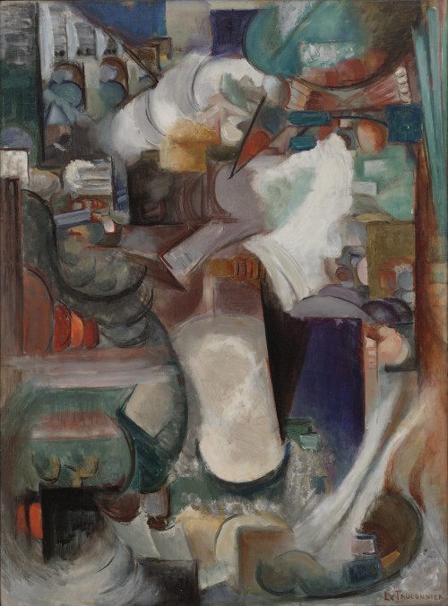 The Huntsman, Henri Le Fauconnier, 1912, MoMA: Painting and SculptureGift of Mr. and Mrs. Leo Lionni