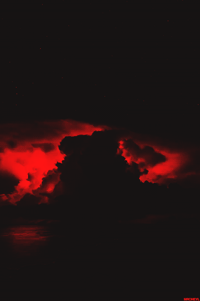 I dream pitch black