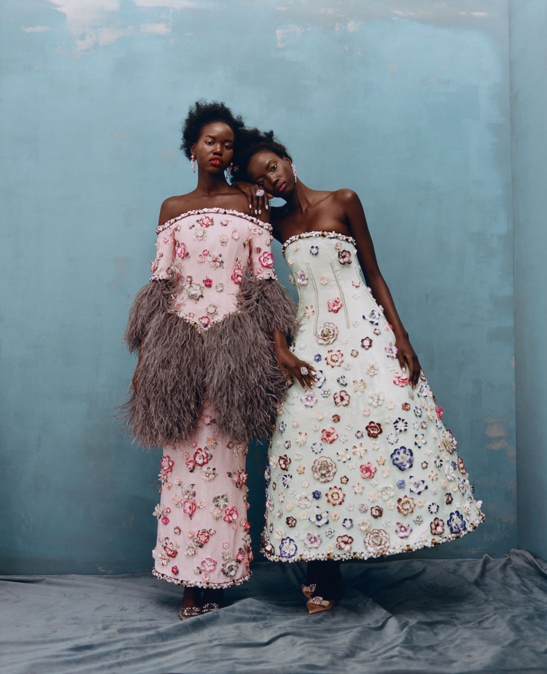 thesoulfunkybrother:  - Ugbad Abdi,Adut Akech &amp; Anok Yai . 19′Ph. Tyler