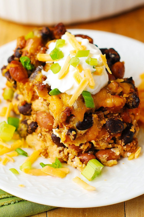 foodffs:  Black Bean and Beef Enchilada CasseroleReally nice recipes. Every hour.