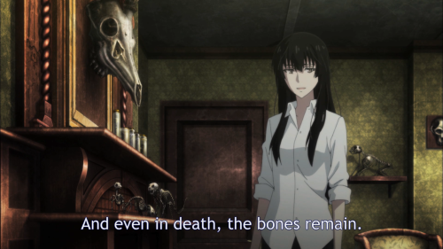 anicastes:  Bones symbolize life and embody death. 