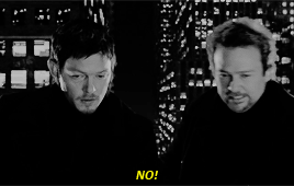 -Why? What do you think is gonna happen?-I don’t know. Don’t wanna know!