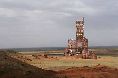 jedavu:    Architectural Collages That Double as Visual Poems by Matthias Jung   