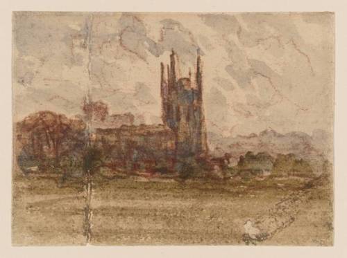 A Church, ?at Wrexham, David Cox, TatePurchased as part of the Oppé Collection with assistanc