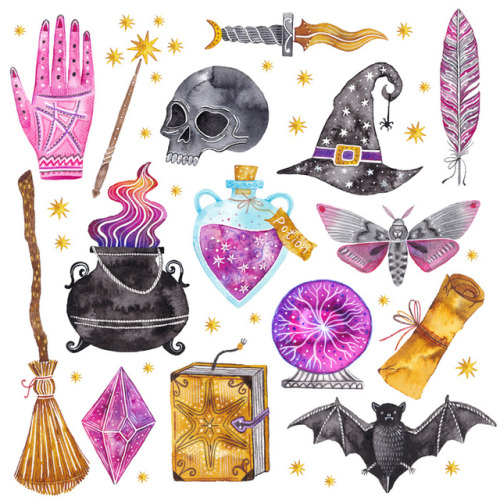 sosuperawesome: Watercolor Patterns by Abra Cadabraaa on Society6