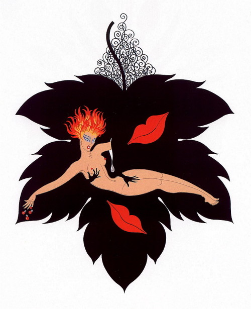 artsytoad:  Erte, The 7 Deadly Sins   www.artsytoad.tumblr.com   