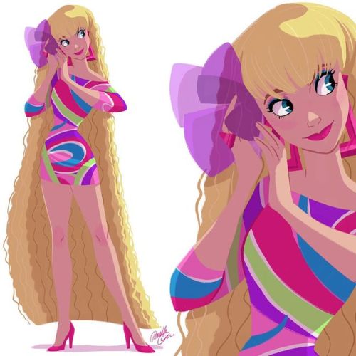 pernilleoe: Felt nostalgic when @mattel relaunched the Totally Hair Barbie (my very first #Barbie) a