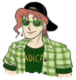 oklahomajones:  so rad  Kakyoin rulez