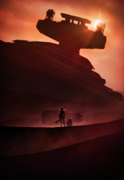 cinemagorgeous:  Gorgeous tributes to Star Wars: The Force Awakens by artist Marko Manev. 