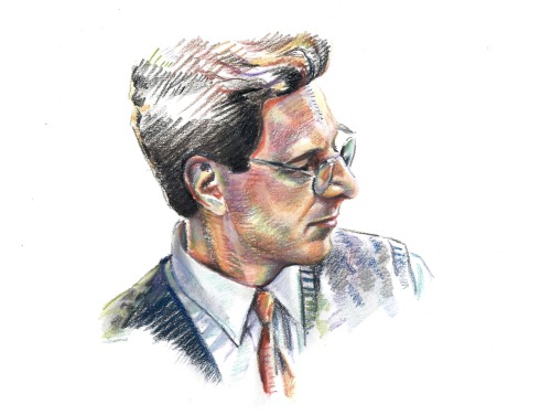 livesinyesterday: My Art: Egon Spengler Quick Studies Pastel pencils on paper