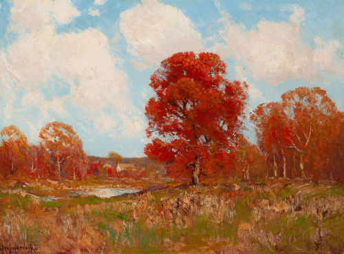  Fall Landscape by Julian Onderdonk (1882 – 1922)