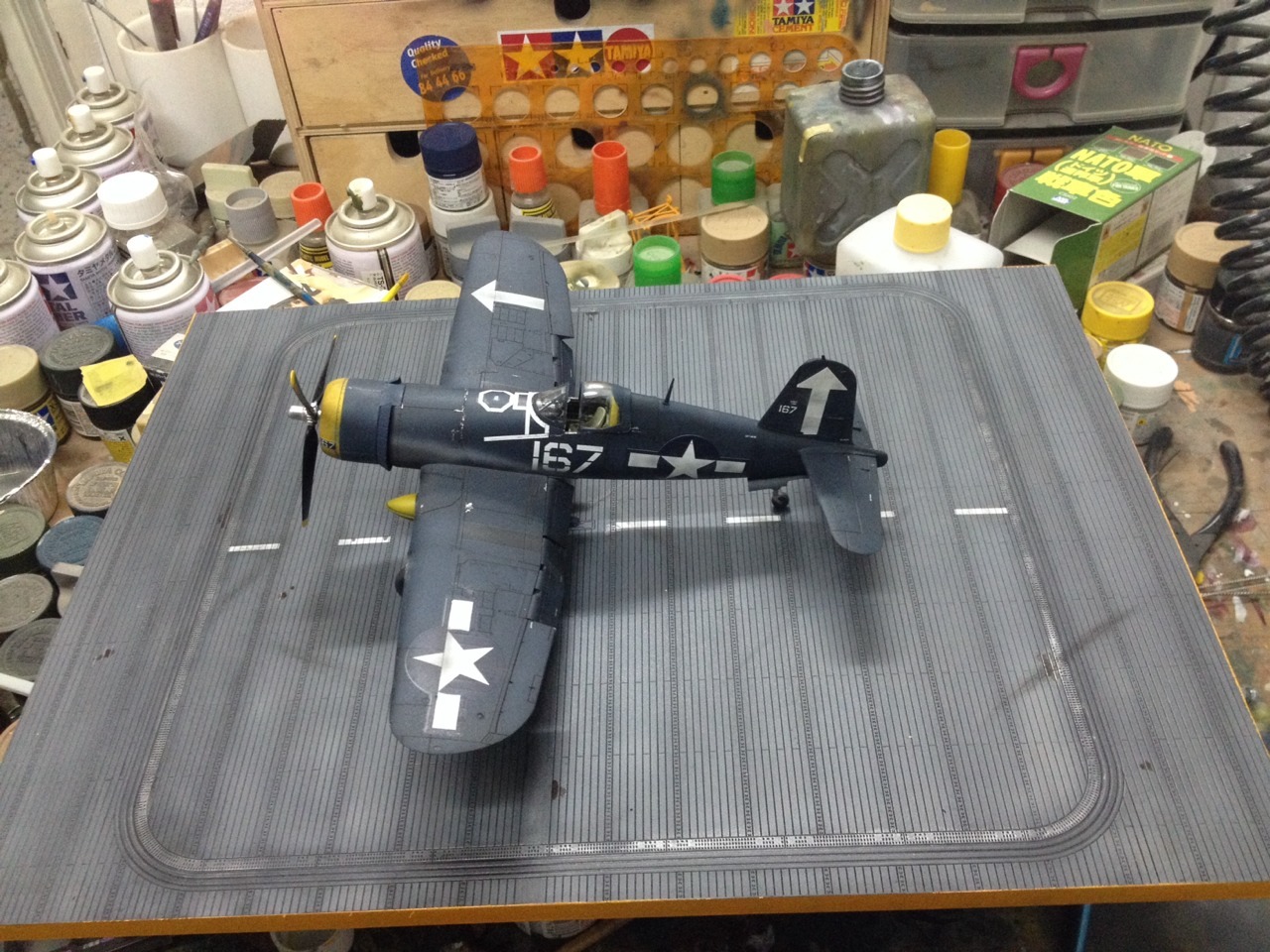 My model Tamiya 1/48 vought f4u-1D corsair .