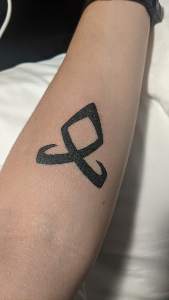 angelic rune tattoo