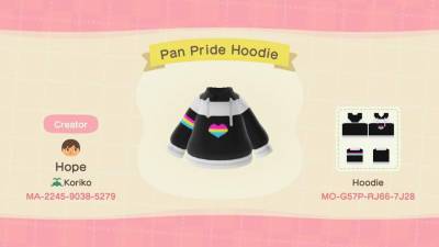 livelifeanimated:I made Animal Crossing PRIDE hoodies!