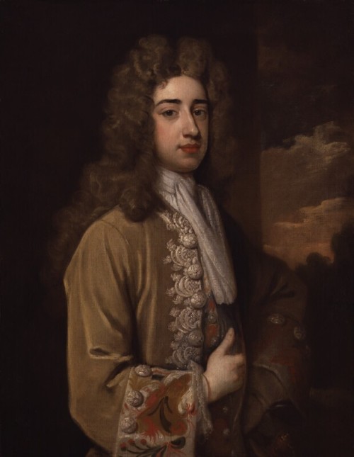 history-of-fashion:ab. 1712 Sir Godfrey Kneller - Lionel Sackville, 1st Duke of Dorset